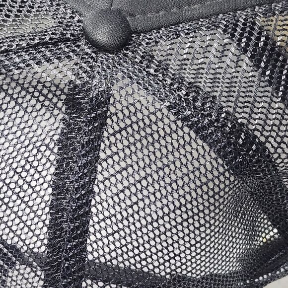 Hawaiian Headware Black Vintage Snap-Back Mesh-Back Cap - Picture 6 of 9